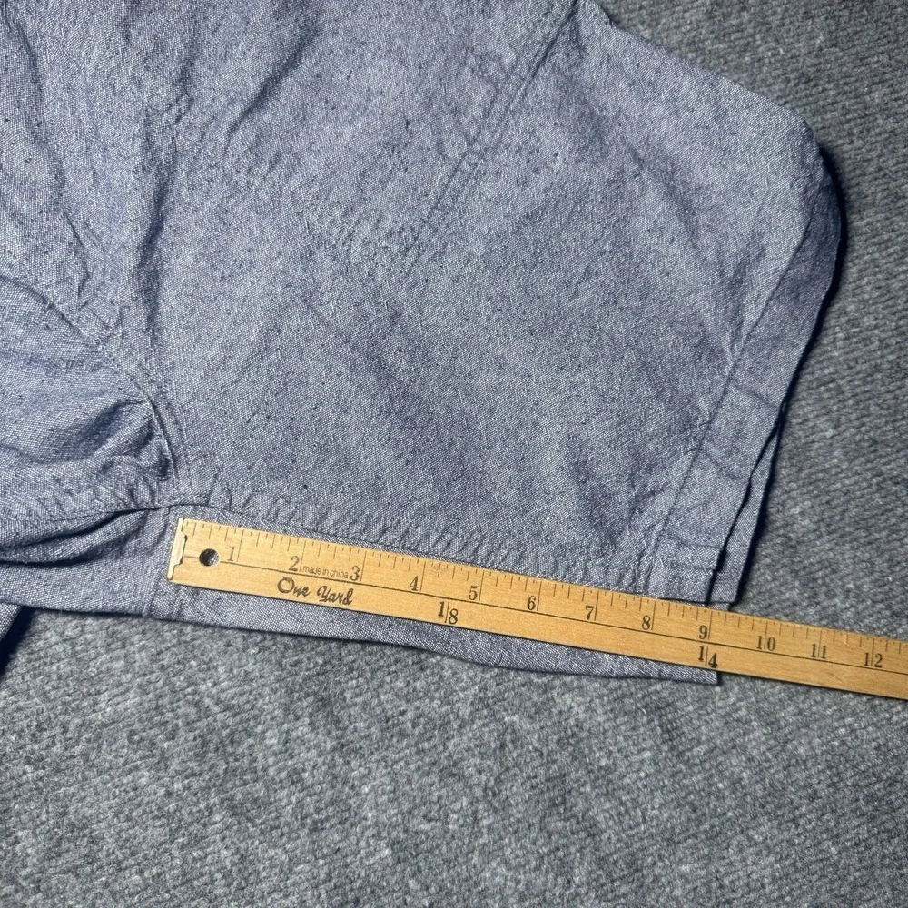 Taylor Stitch Shorts The Trail Short Virgin Cotton Men 34 Blue 9 Inch Inseam